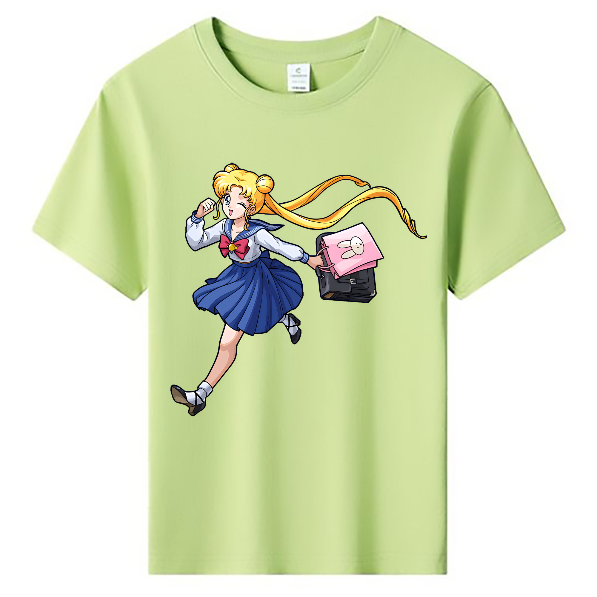 （画像用） 美少女戦士セーラームーン 愛野 美奈子 あいの みなこ Sailor Moon Aino Minako 綿100％キッズTシャツ（フロントプリント）